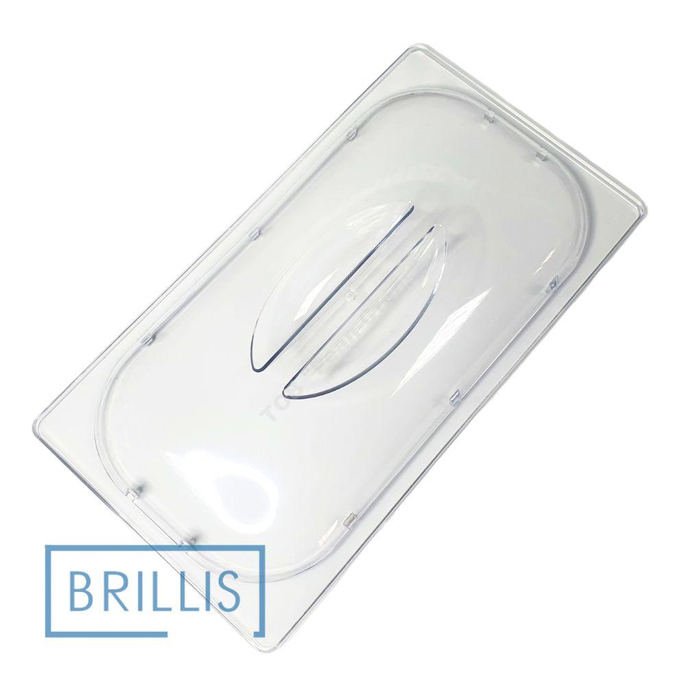 Кришка гастроємності BRILLIS з полікарбонату GN 1/3, прозора купольна - Зображення 3