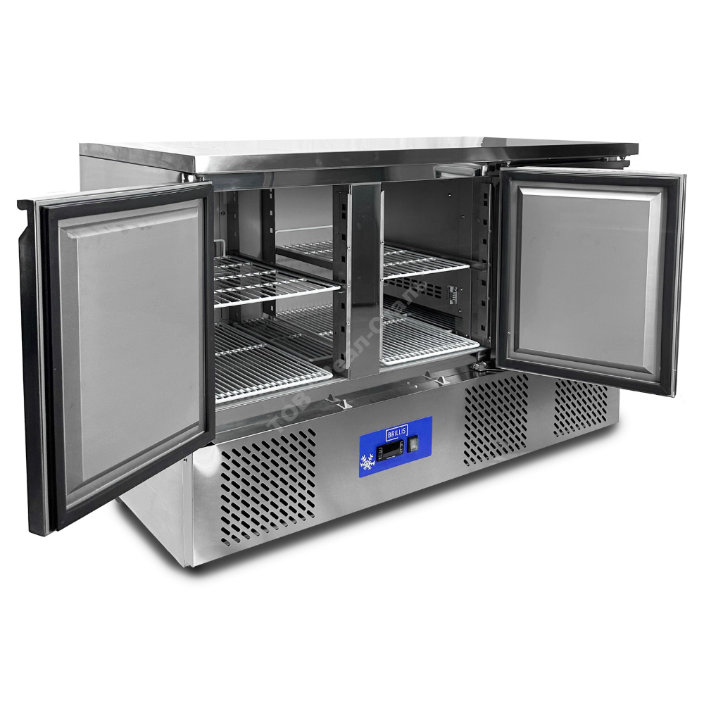 Стіл холодильний тридверний енергоефективний BRILLIS G-S903V S/S TOP - Зображення 4