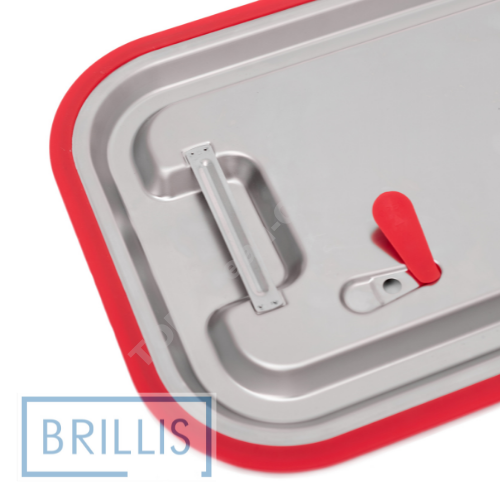 Кришка н/ж Brillis GN 1/1 з силіконовим ущільнювачем для гастроємностей - Зображення 3