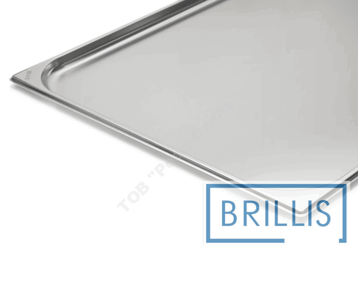 Гастроємність Brillis н/ж сталь GN 2/1-20 мм (650x530x20мм) - Зображення 2