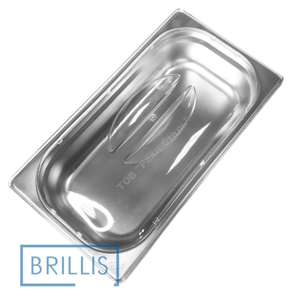 Кришка гастроємності BRILLIS з полікарбонату GN 1/3, прозора купольна - Зображення 4
