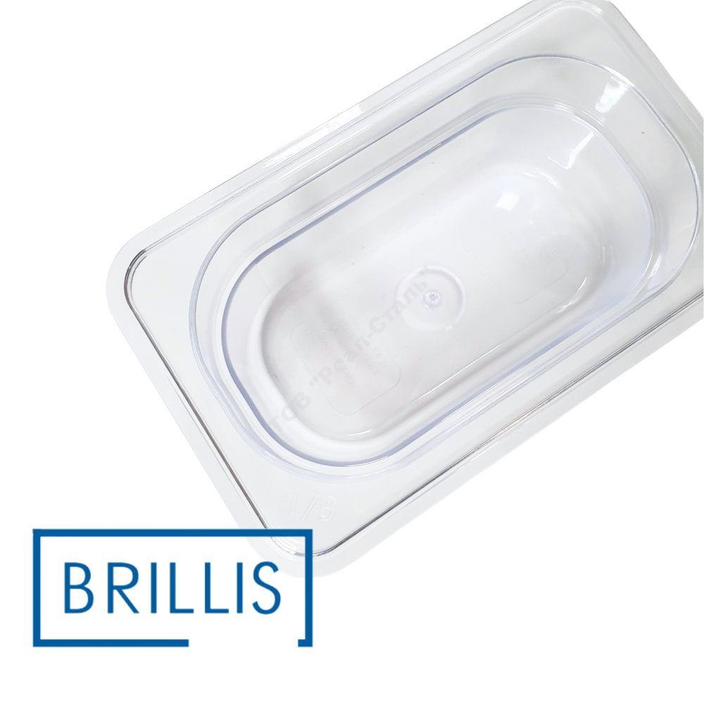 Гастроємність BRILLIS із полікарбонату GN 1/9-65 мм, прозора - Зображення 4