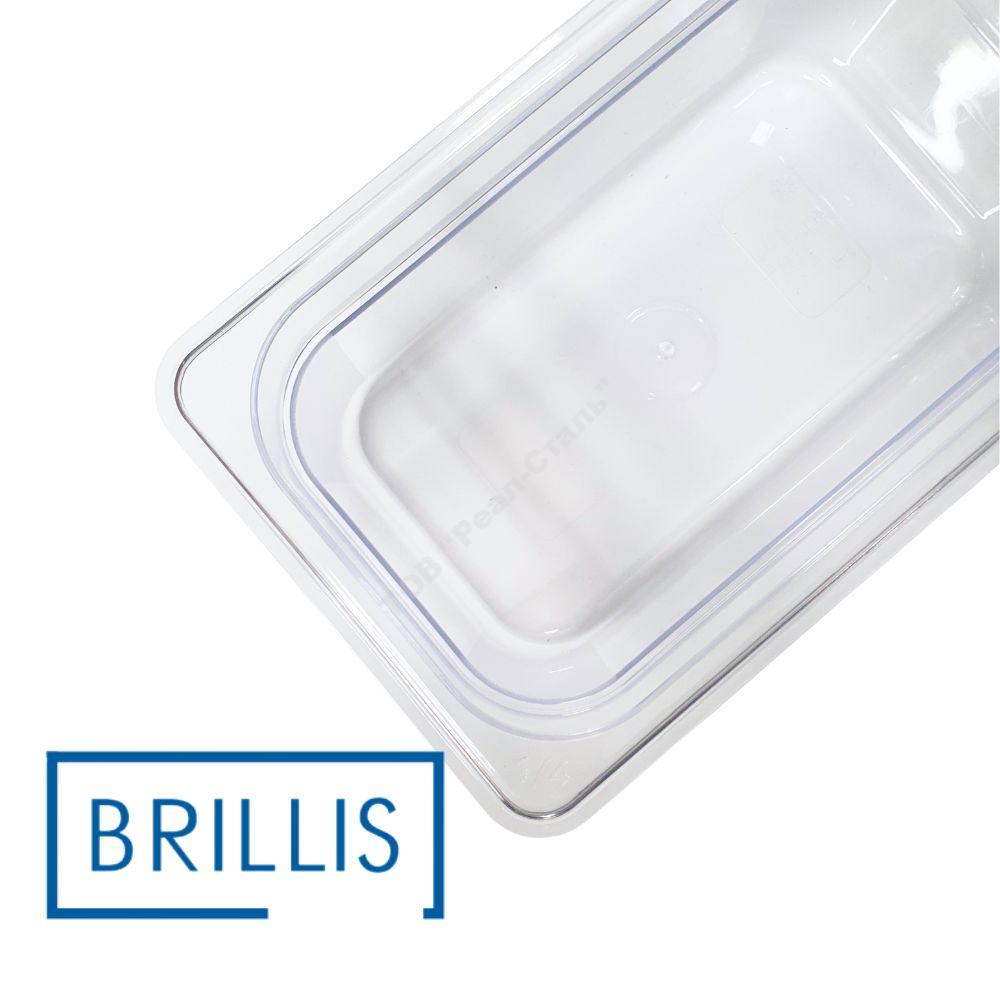 Гастроємність BRILLIS із полікарбонату GN 1/4-100 мм, прозора - Зображення 4