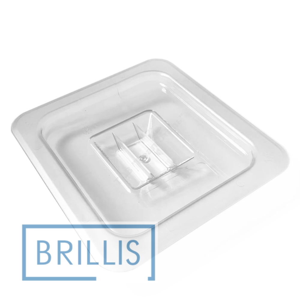 Кришка гастроємності BRILLIS із полікарбонату GN 1/6, прозора