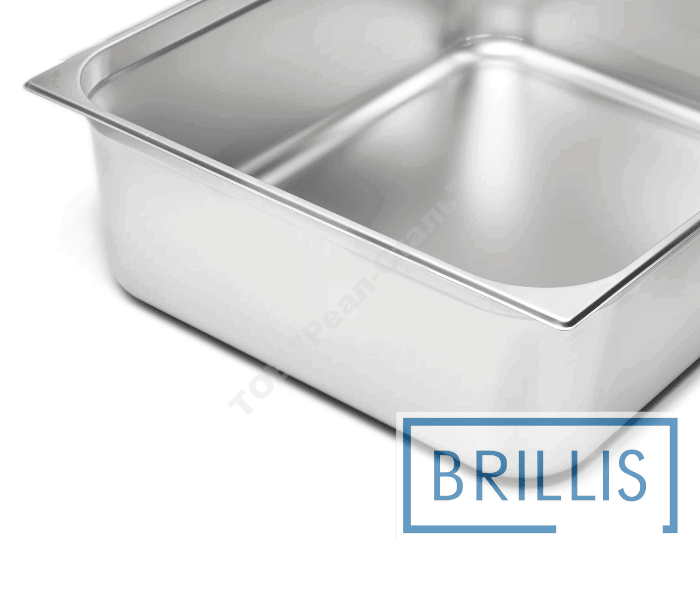 Гастроємність Brillis н/ж сталь GN 2/1-200 мм (650x530x200мм) - Зображення 2