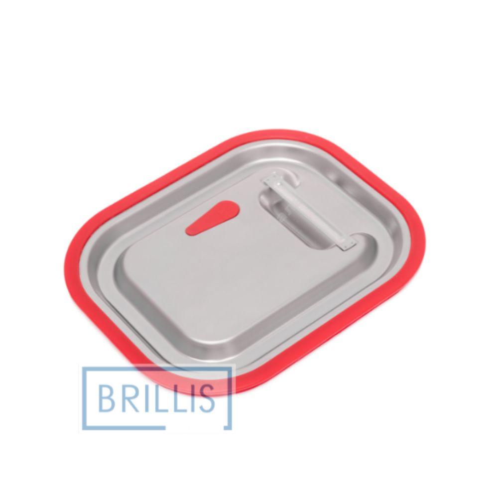 Кришка н/ж Brillis GN 1/2 з силіконовим ущільнювачем для гастроємностей
